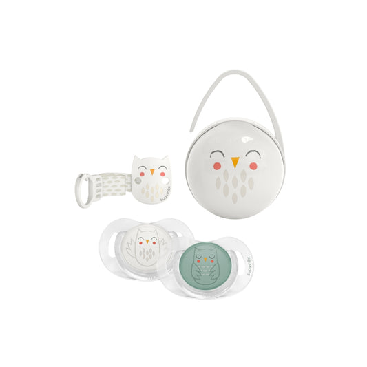 Bonhomia Pacifier Set Beige