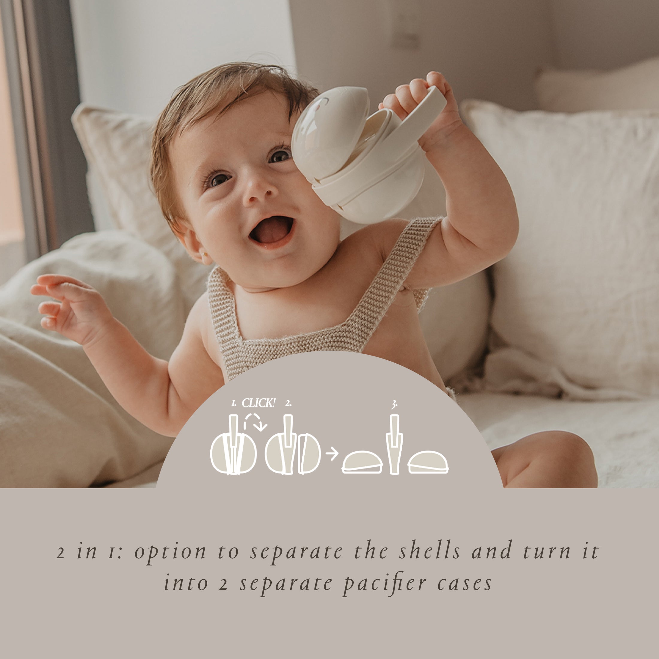 Suavinex Bonhomia Duo Pacifier Case