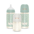 Load image into Gallery viewer, Suavinex Bonhomia Glass Bottle 3 Pack, 1 SML / 2 LRG