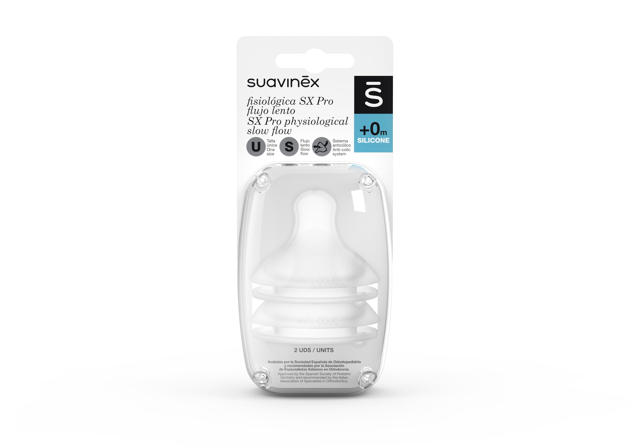 Suavinex Dreams Baby Bottle 150ml - SX Pro Silicone Nipple - Light Pink  unisex (bambini)